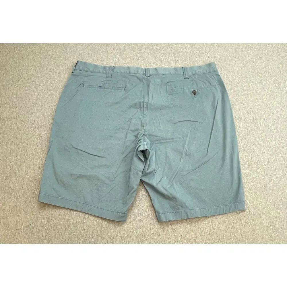 J Crew Shorts Mens 40 Blue Cotton Blend Stretch Flat‎ Front Chino Inseam 10.5